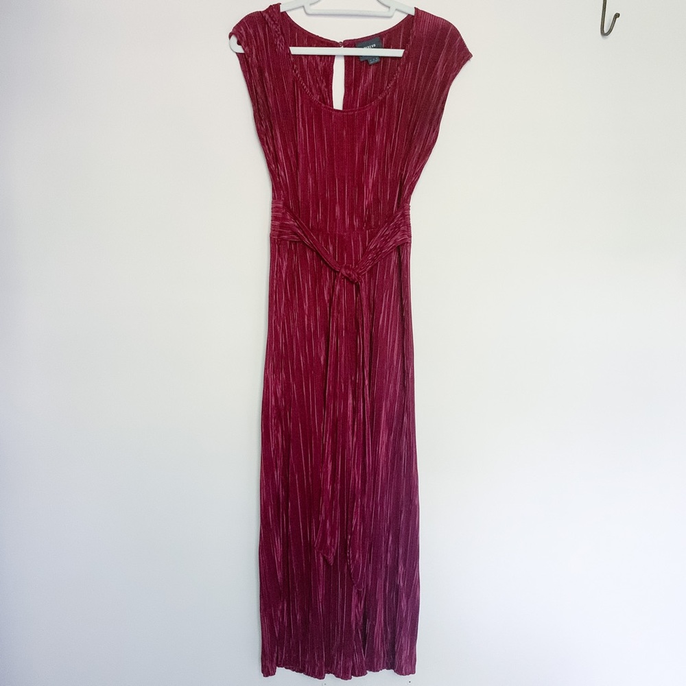 Maeve Anthropologie Party Tie Waist Jumpsuit